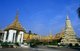 Cambodia: King Norodom pavilion (left) and the King Norodom chedi (right), Royal Palace and Silver Pagoda, Phnom Penh